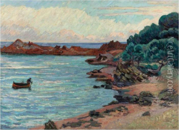 Agay Oil Painting - Armand Guillaumin