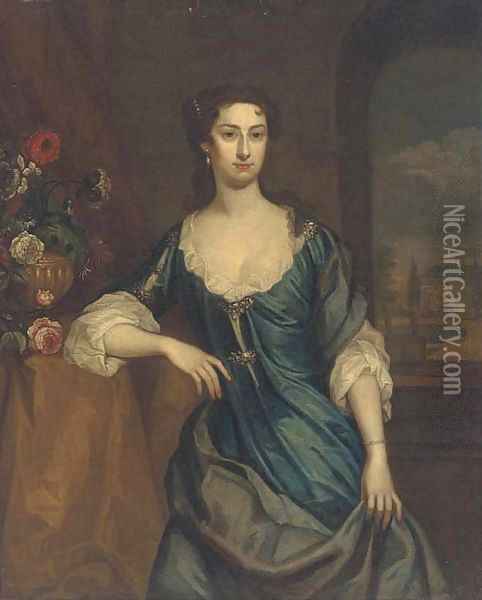 Portrait of Mary Frederick, Mrs Alexander Hume Oil Painting - English School