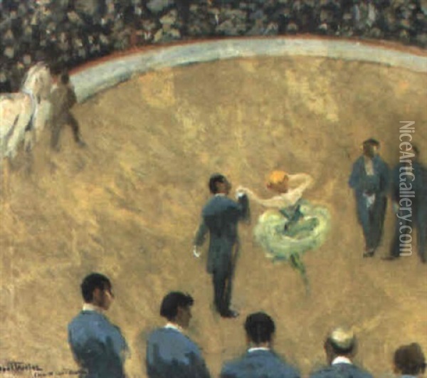 Esquisse Pour L'ovation Oil Painting - Louis Abel-Truchet