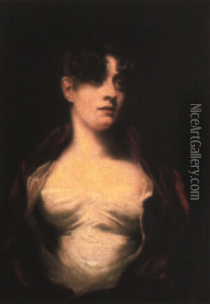 Portrait Of Mrs. Scott Moncrieff Oil Painting - Sir Henry Raeburn