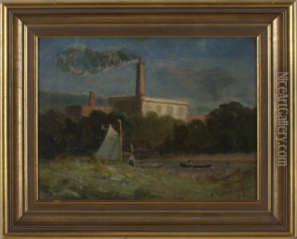 The Mill In Knightsville Oil Painting - Edward Bannister