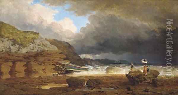 Filey, North Yorkshire Oil Painting - Edward H. Niemann