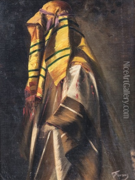 L'arabo Oil Painting - Achille Formis