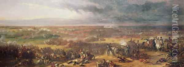 Battle of Waterloo 1815, 1843 Oil Painting - Sir William Allan