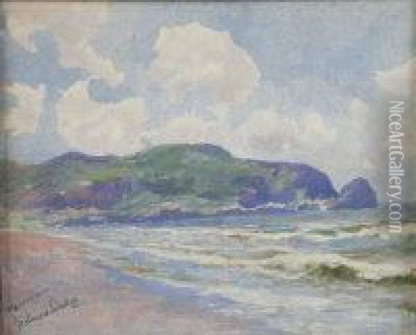The Little Orme Oil Painting - George Swinstead