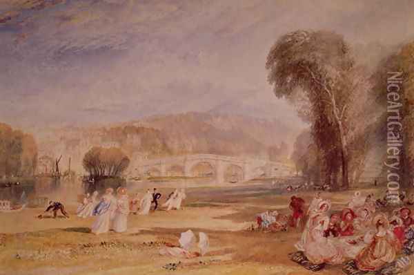 Richmond Hill Oil Painting - Joseph Mallord William Turner