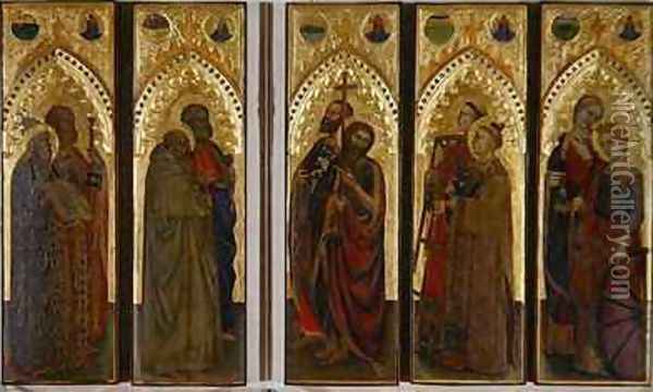 Saints Virgins and Martyrs Oil Painting - Milano Giovanni da