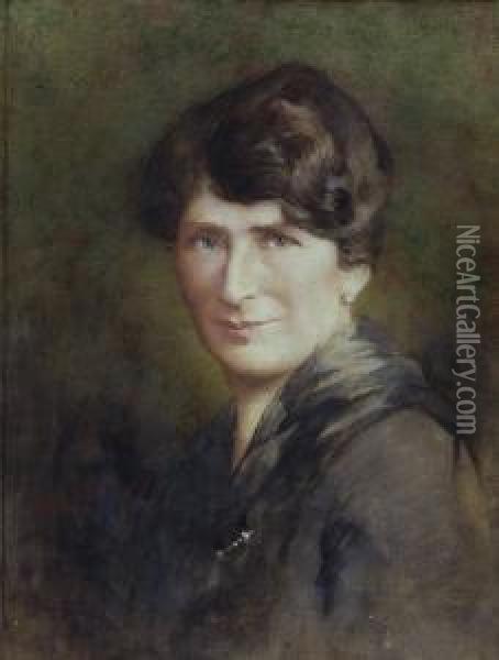 Portrait Of A Woman Oil Painting - Matthijs Maris
