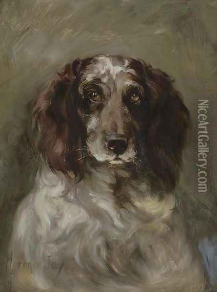 Portrait of a spaniel Oil Painting - Florence Jay