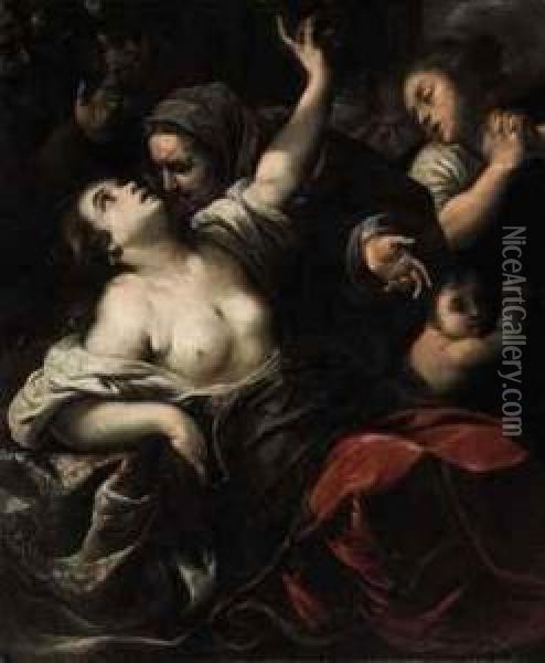 The Death Of Dido, Queen Of Carthage Oil Painting - Carlo Francesco Nuvolone