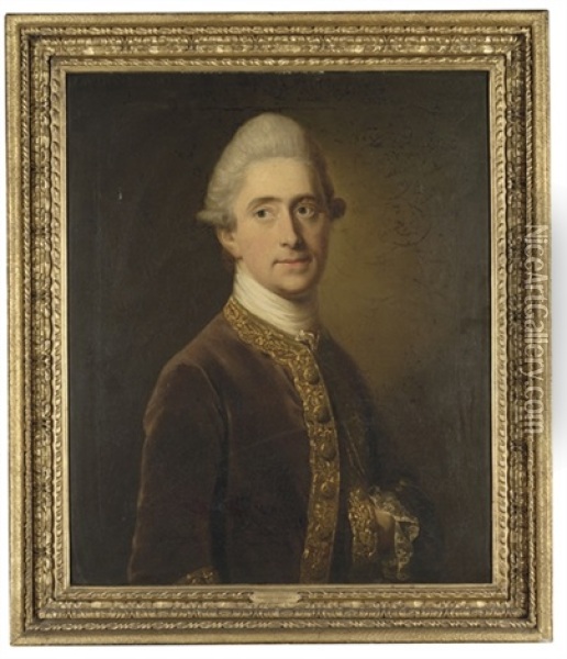 Portrait Of Henry David Erskine Oil Painting - Francis Cotes