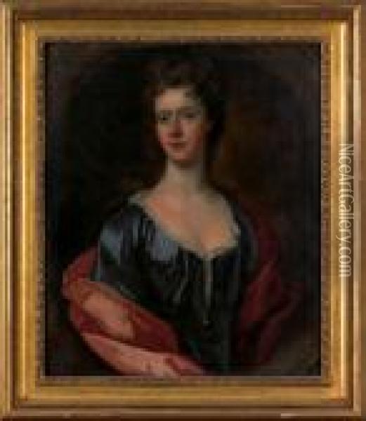 Portrait Of A Lady Oil Painting - John Smibert