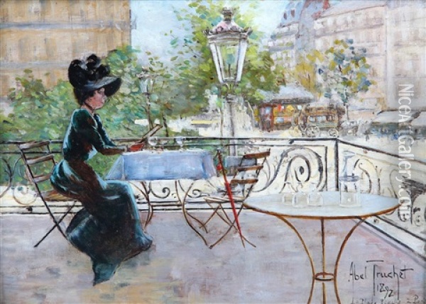 La Place Pigalle, Paris Oil Painting - Louis Abel-Truchet