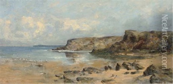 Off Newborough, Perth Oil Painting - Joseph Henderson
