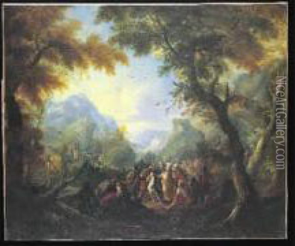 85,5 X 102 Cm Oil Painting - Jacob De Heusch