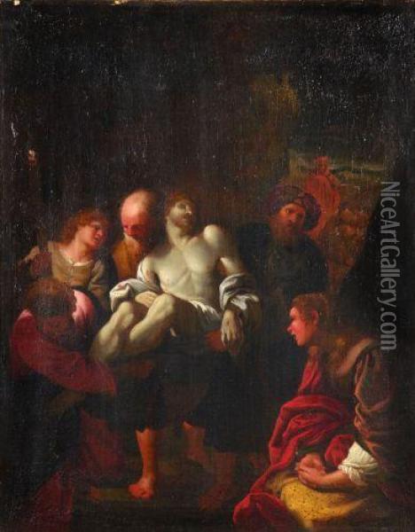 La Mise Au Tombeau Du Christ Oil Painting - Sisto Badalocchio
