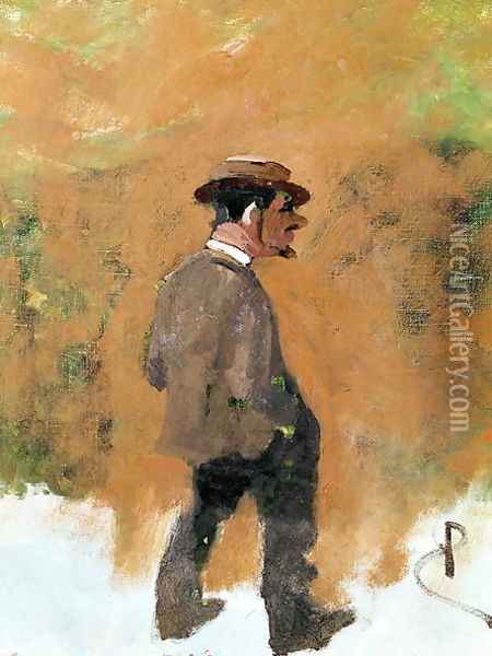 Henri de Toulouse-Lautrec 1864-1901 aged 19, 1883 Oil Painting - Rene Princeteau