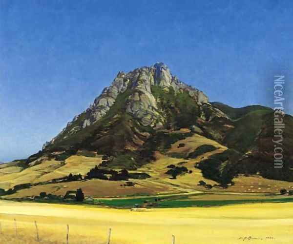 Bishop's Peak, California Oil Painting - Henry Joseph Breuer