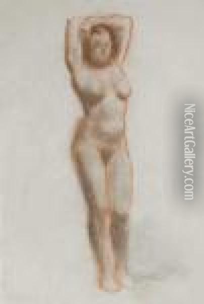 Desnudo Femenino Oil Painting - Ivo Pascual Rodes