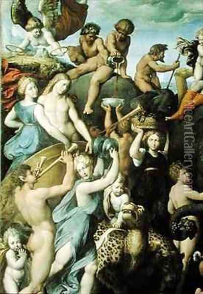 The Triumph of Bacchus 2 Oil Painting - Garofalo