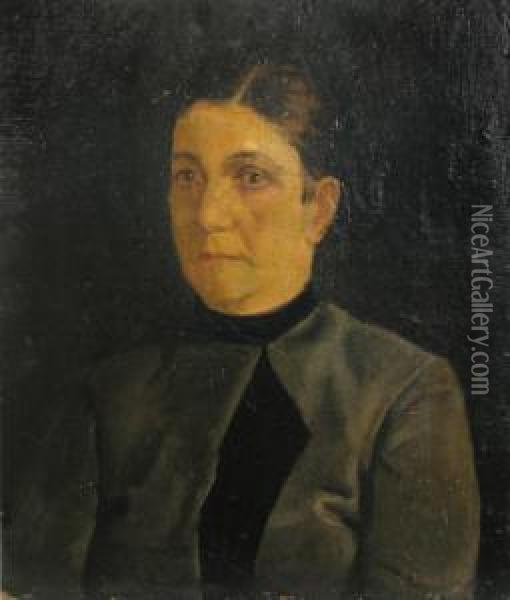 Woman Portrait Oil Painting - Sava Hentia