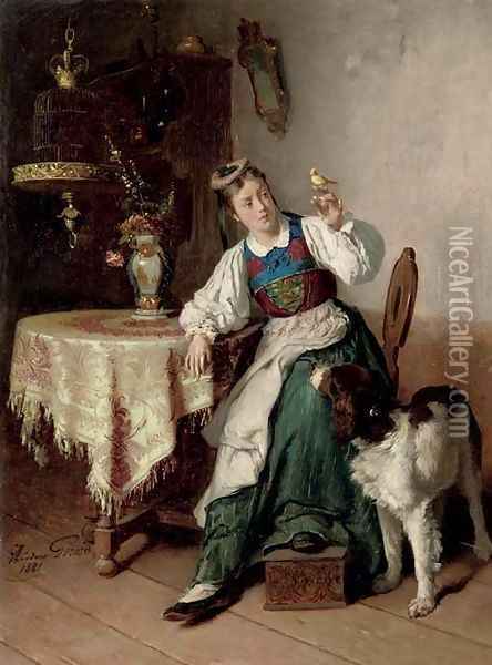 Good company Oil Painting - Theodore Gerard