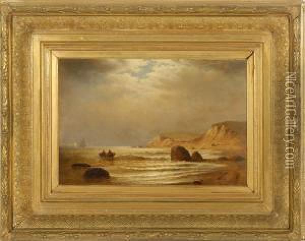 Southeast, Ma Coastal Scene Oil Painting - Charles Henry Gifford