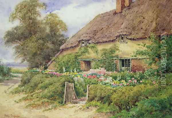 A Cottage at Hythe Oil Painting - Hetty Richards