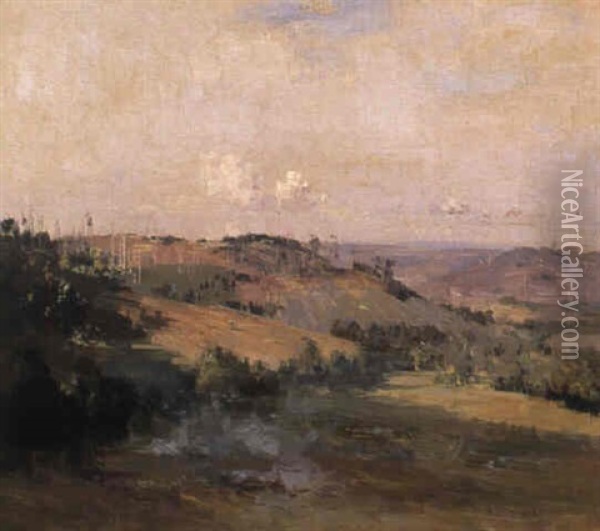 New South Wales Landscape Oil Painting - Theodore Penleigh Boyd