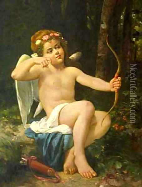 Eros Oil Painting - William-Adolphe Bouguereau