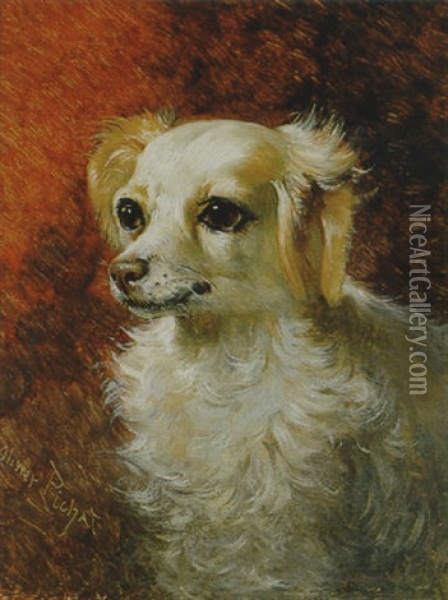 Hundeportrait Oil Painting - Oliver Pichat