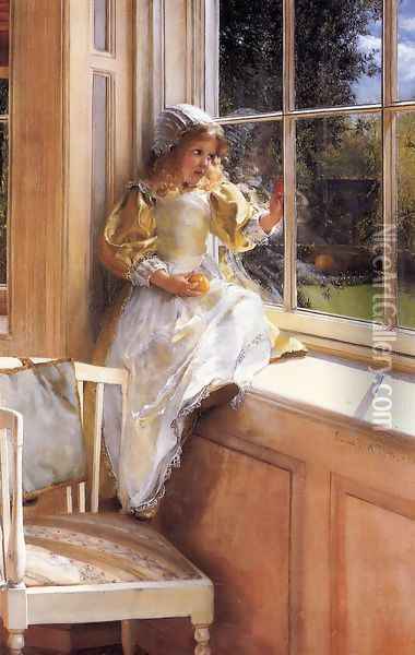 Sunshine Oil Painting - Sir Lawrence Alma-Tadema