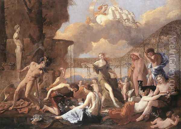 The Empire of Flora 1631 Oil Painting - Nicolas Poussin