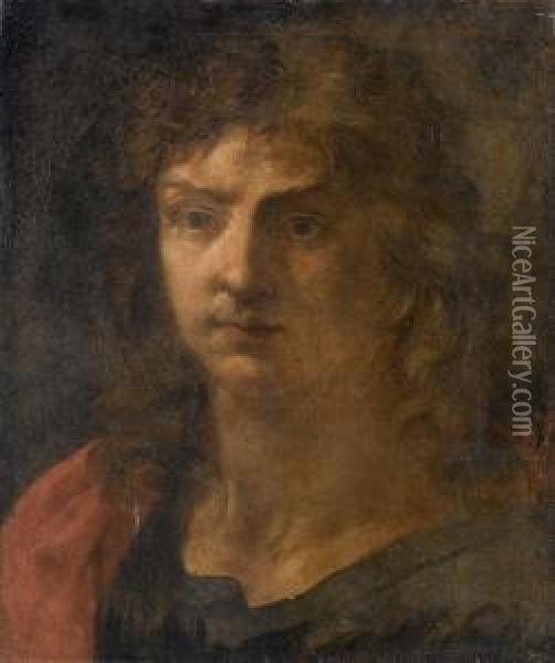 San Giovanni Evangelista Oil Painting - Flaminio Torri