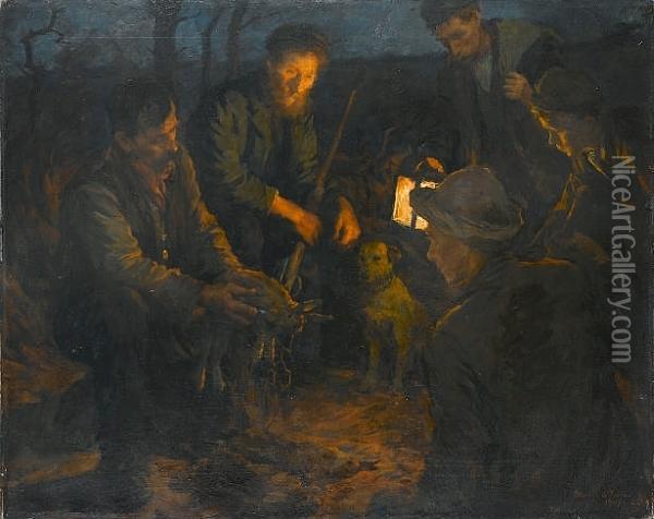 Snared Oil Painting - Stanhope Alexander Forbes