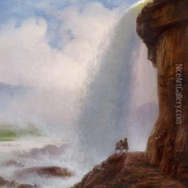 Cave Of The Winds Oil Painting - Ferdinand Reichardt