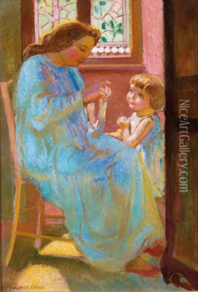 Petite Maternite Oil Painting - Maurice Denis