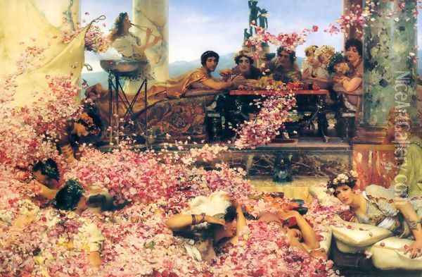 The Roses of Heliogabalus, 1888 Oil Painting - Sir Lawrence Alma-Tadema