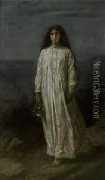 A Somnambulist Oil Painting - Sir John Everett Millais