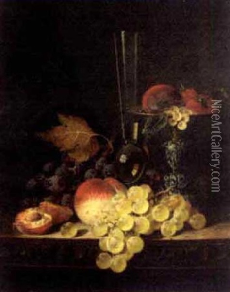 Fruits Of Summer Oil Painting - Edward Ladell