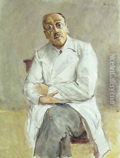 The Surgeon, Ferdinand Sauerbruch, 1932 Oil Painting - Max Liebermann