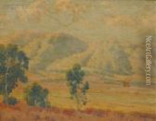 California Foothills Oil Painting - Maurice Braun