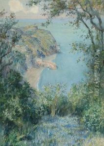 Clovelly, Cornwall Oil Painting - Claude Marks