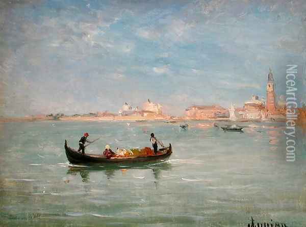 Venice Oil Painting - Adolphe Appian