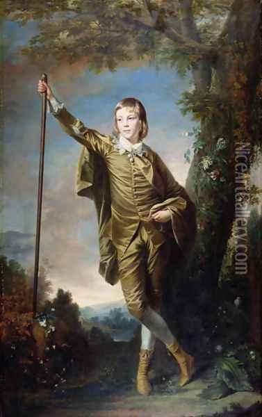 Master Thomas Lister The Brown Boy, 1764 Oil Painting - Sir Joshua Reynolds