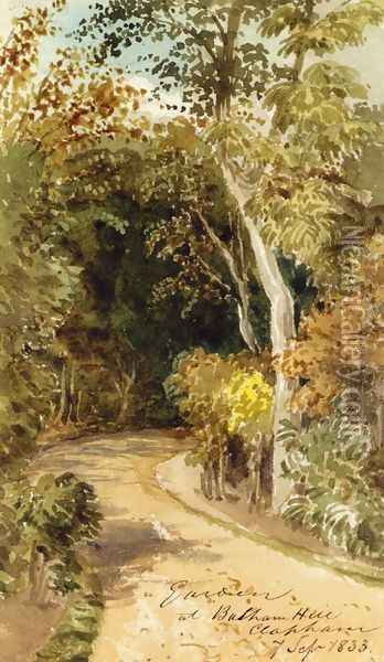 Study of Trees in South-West London Oil Painting - Thomas Lindsay