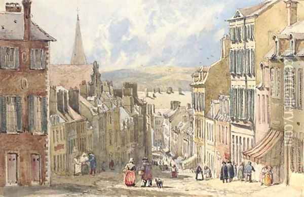 At Boulogne, France Oil Painting - David Cox