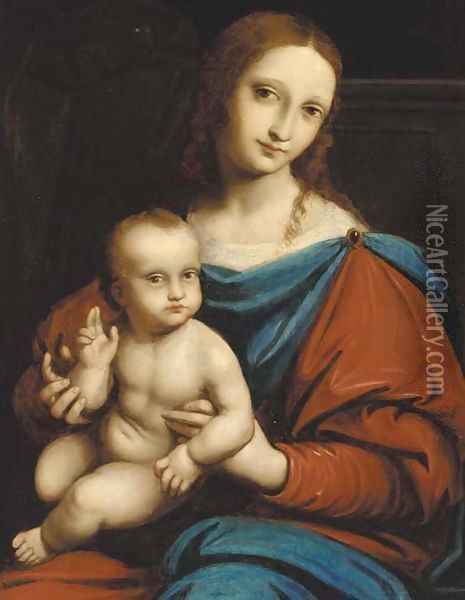 The Madonna and Child Oil Painting - Gianpietrino Ricci Or Pedrini