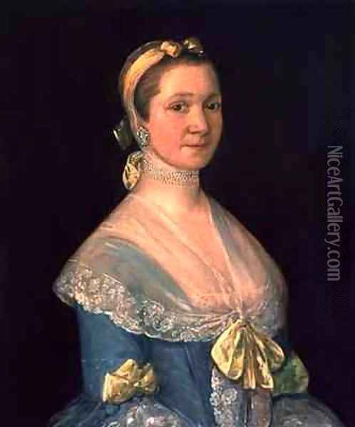 Mrs Prudence Rix 1708-83 Oil Painting - Thomas Gainsborough