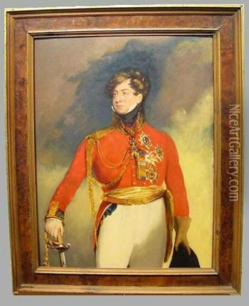 Portrait Of The Prince Regent Oil Painting - Sir Thomas Lawrence